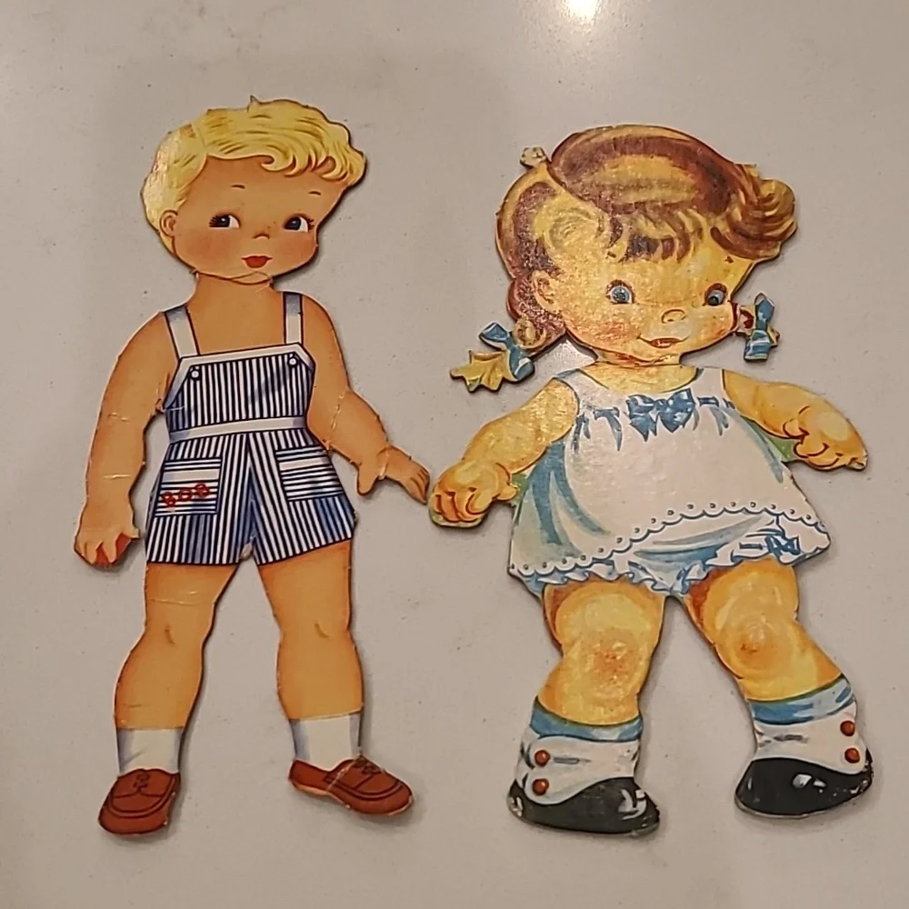 Vintage Little Kid Cut outs